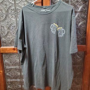 Junkfood S/S Graphic Tee Gray 2XL